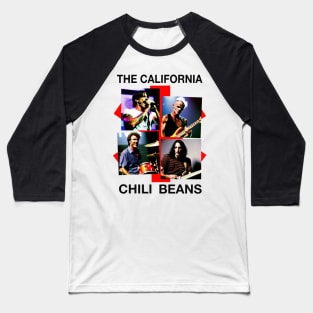 The California Chili Beans Cursed Band PARODY Alternate Universe Knock Off Brand Baseball T-Shirt